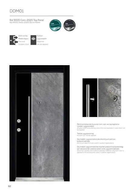 DDM01 dinamik Kale çelik kapı modeli